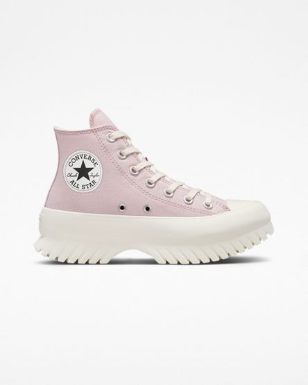 Tenis Converse Chuck Taylor All Star Lugged 2.0 Cano Alto Masculino Rosa Pretas | PT H001589